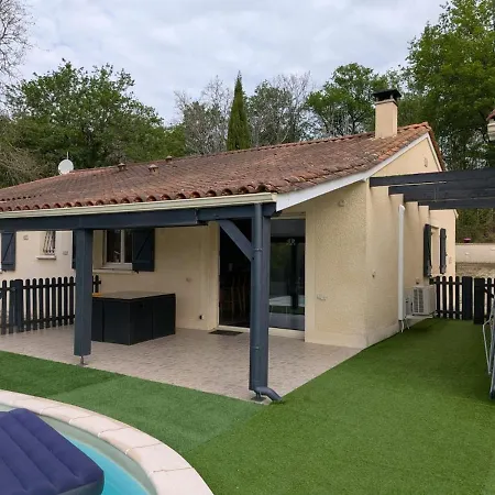 Maison Cosy Avec Piscine Privee En Dordogne -7 Personnes Villa Limeyrat