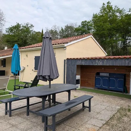 Maison Cosy Avec Piscine Privee En Dordogne -7 Personnes * Limeyrat