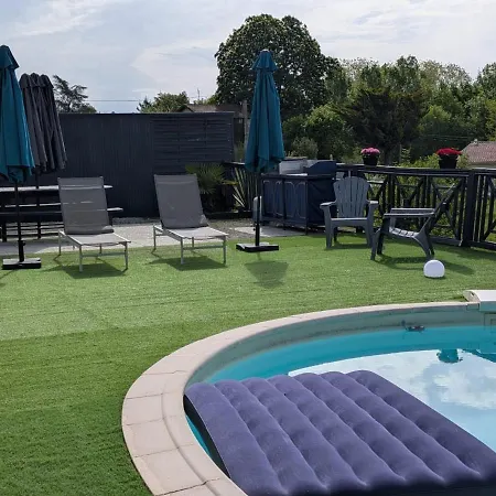 Maison Cosy Avec Piscine Privee En Dordogne -7 Personnes Villa Limeyrat