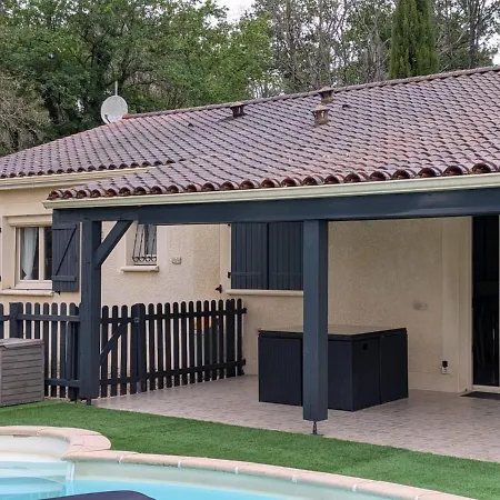 Villa Maison Cosy Avec Piscine Privee En Dordogne -7 Personnes *